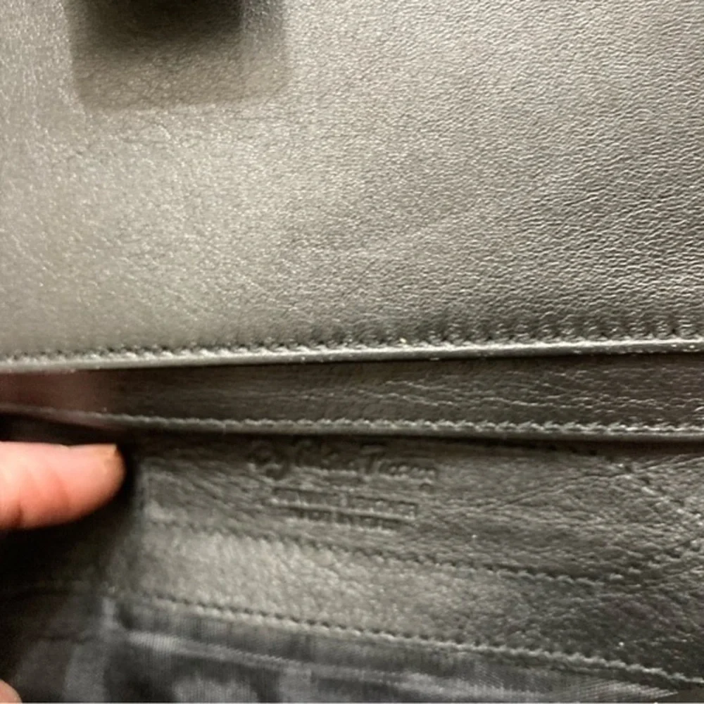 Paloma Picasso black leather wallet